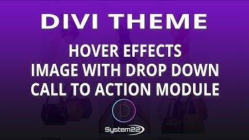 Divi Theme Hover Effects Image With Drop Down Call To Action Module 👈