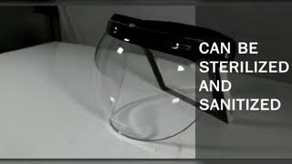 Safety Face Shield with Movable Visor