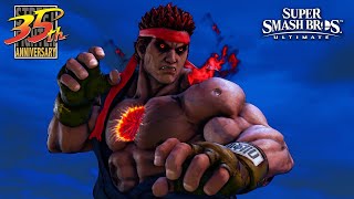 Smash Ultimate Celebrates Street Fighters 35Th Anniversary With An Evil Ryu Spirit