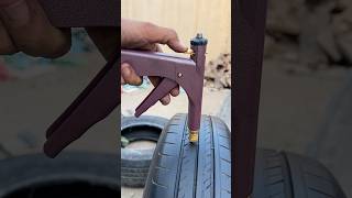 Tubeless Tyre Puncture Repair 🔧 | Easy Fix with Tubeless Gun Tools