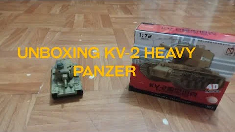 Unboxing KV-2 Heavy Panzer