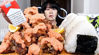 マジで禁煙するから明太マヨ唐揚げ3kg食べて関コレ裏話したら放送事故www