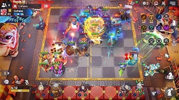 Auto Chess : 4 Half Orc - 4 Druid - 5 Feathered - 4 Human - 4 Assassin - 4 Mage - 2 Wizard - 1 Demon