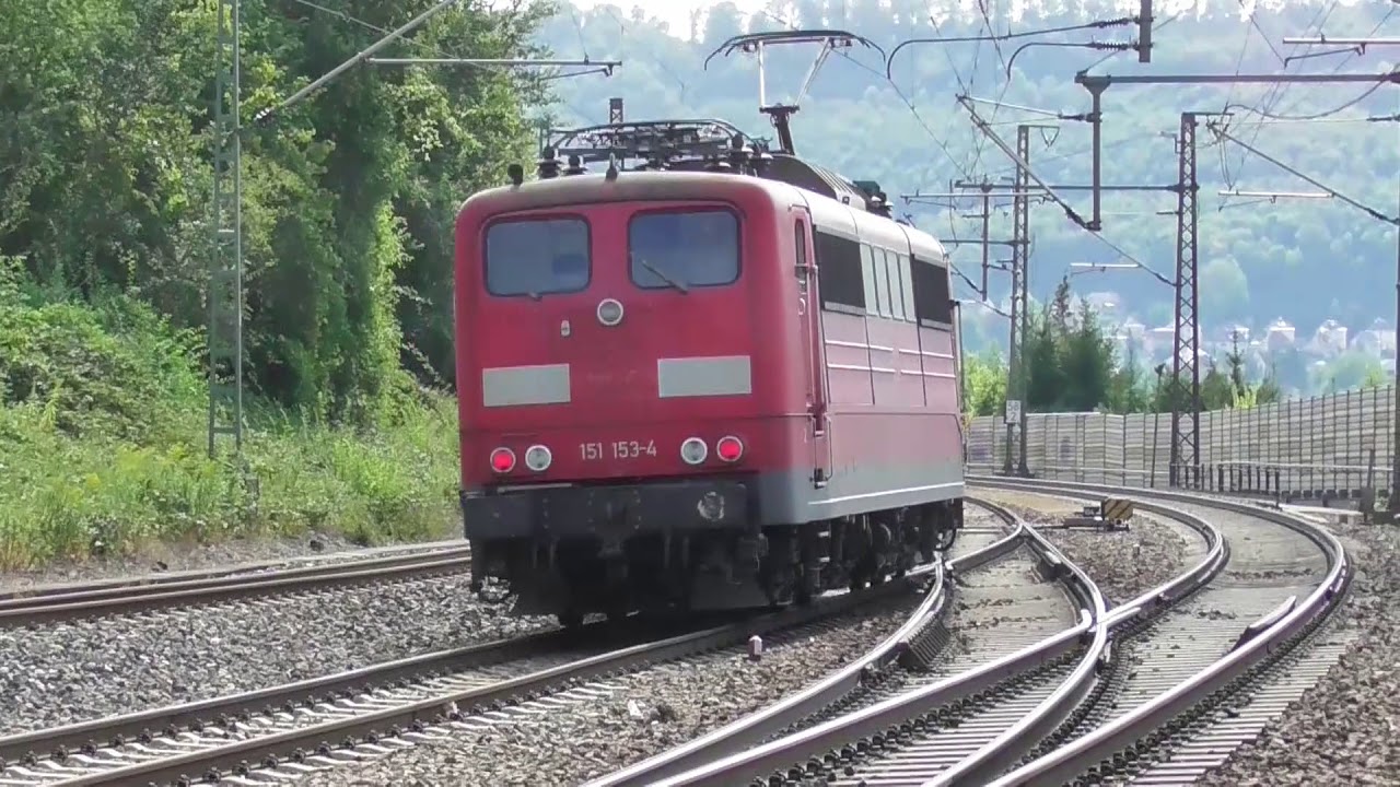 Geislinger Steige Schiebebetrieb mit Baureihe 151