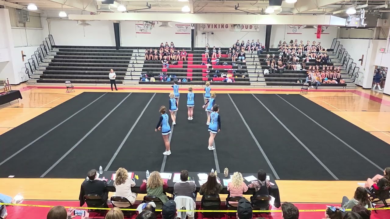 Pendleton County Middle School at Petersburg Pom Pom Cheer Competition 2026 💙🤍