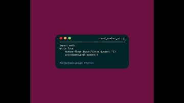 Python Math - Round up numbers in Python