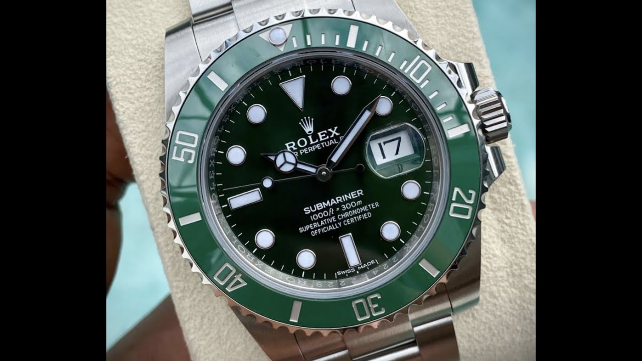 For Sale: Rolex Submariner Date Hulk Green Bezel / Dial 116610LV New 2020