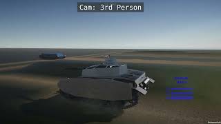 Fully Modeled Panzer IV with Interior in Unity
