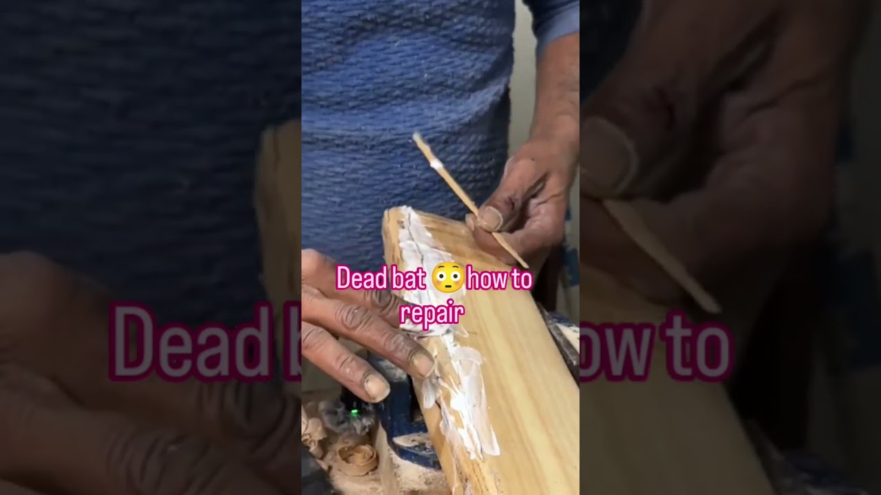 how to repair damage bat😲
