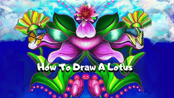 How to Draw A Lotus Flower Using Procreate / A Short History #Lotusart #Spirituality #Procreateart