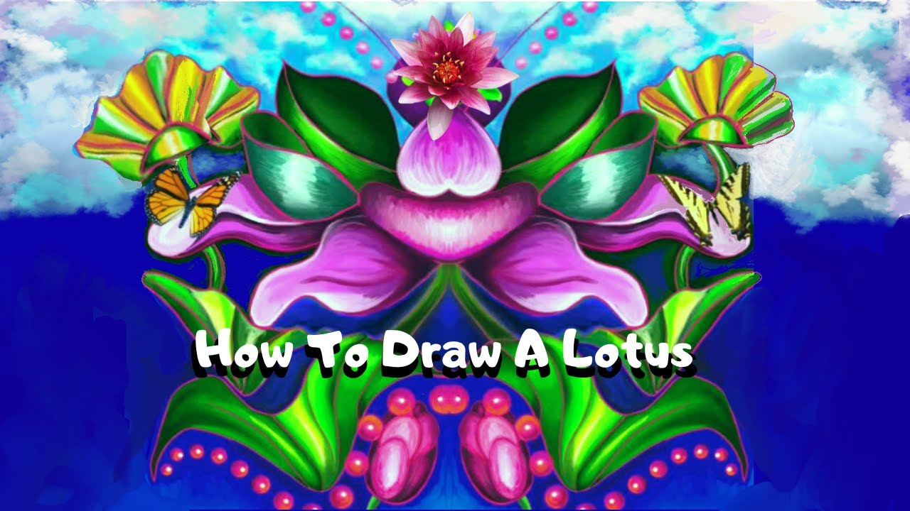 How to Draw A Lotus Flower Using Procreate / A Short History Lotusart
