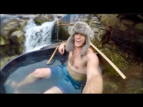 Making a HOT TUB on the River!