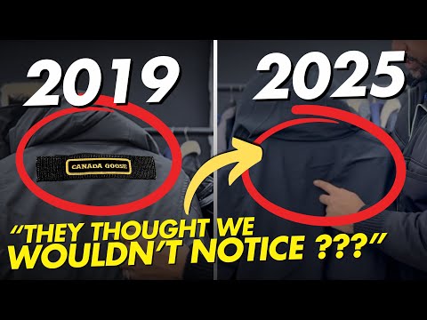 COST CUTTING Your 2025 CANADA GOOSE JACKET Is NOT THE SAME As The OIder Models