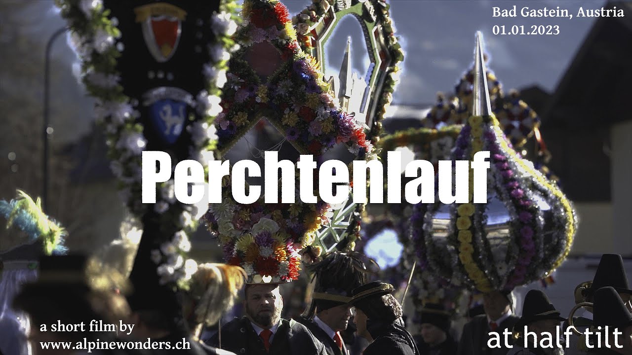 Perchtenlauf at half tilt