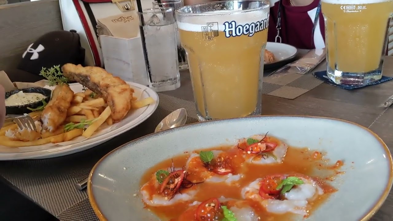 Lunch at Bamboo dome, in Pak Chong, Thailand.