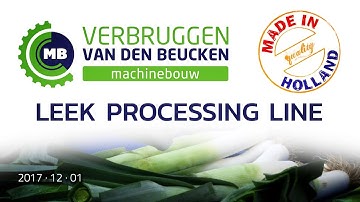 LEEK PROCESSING LINE