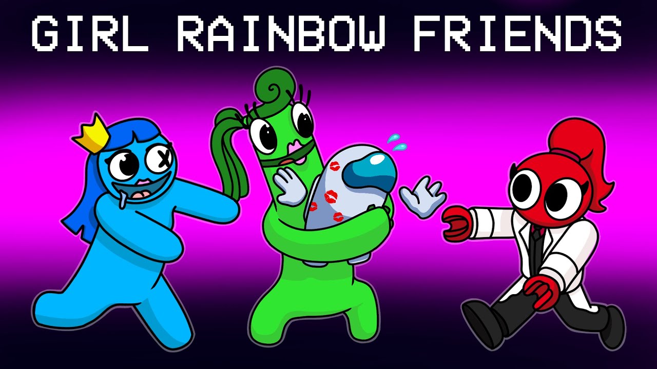 Rainbow Friends vs. Poppy Playtime Mod in Among Us 