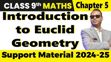DOE Support Material 🎯 Chapter 5 Introduction to Euclid Geometry 🏆 Class 9 Maths 🚀 CBSE Exam 2025