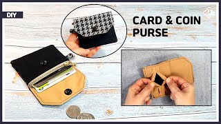 DIY  Cards & Coin Purses made easy / Mini wallet sewing tutorial [Tendersmile Handmade]