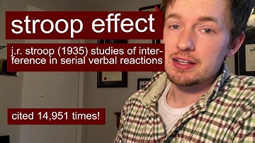 what is the stroop effect (color, counting, emotion)?  - ok science