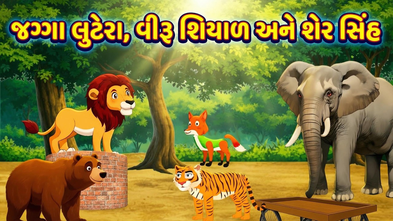 ચાલાક વીરુ શિયાળ પોતાની બુદ્ધિ અને હિંમતથી ખતરનાક જગ્ગા લુટેરાને પકડીને રાજા શેર સિંહને સોંપે છે