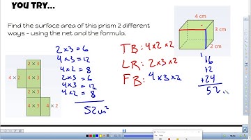 Lesson 7-6 (6th): Nets to Find Surface Area
