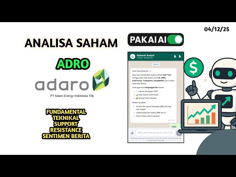 Analisa Saham ADRO Pakai AI — Layak Beli, Jual, atau Hindari?