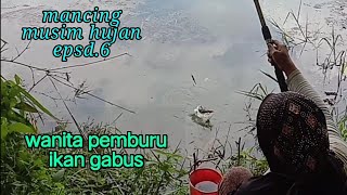 CEWEK PEMBURU IKAN GABUS #cewek mancing