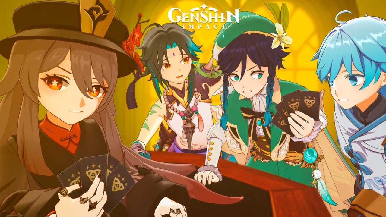 УСТРОИЛИ КАРТОЧНЫЙ ТУРНИР В GENSHIN IMPACT!  