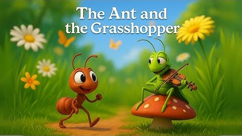 🐜 The Ant and the Grasshopper 🦗 – A Classic Aesop’s Fable 🌿❄️