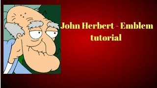 Call of duty World War 2: Emblem tutorial - john Herbert family guy