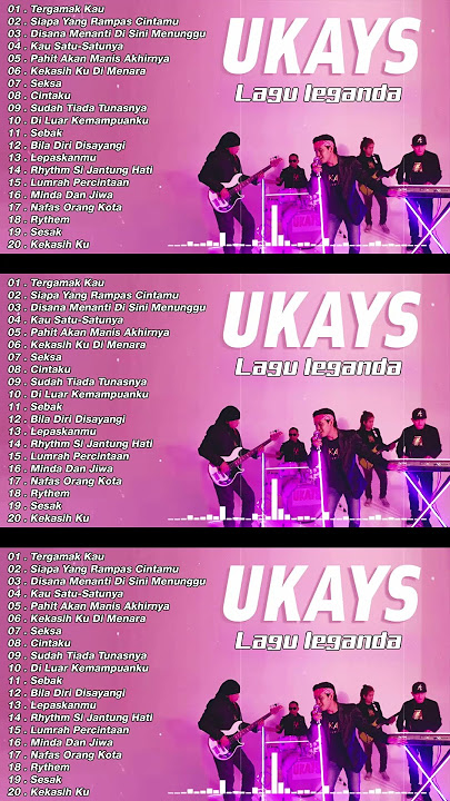 Ukays Full Album - Lagu Rock Kapak Terpilih|| Lagu Ukays Leganda || Disana Menanti Di Sini Menunggu