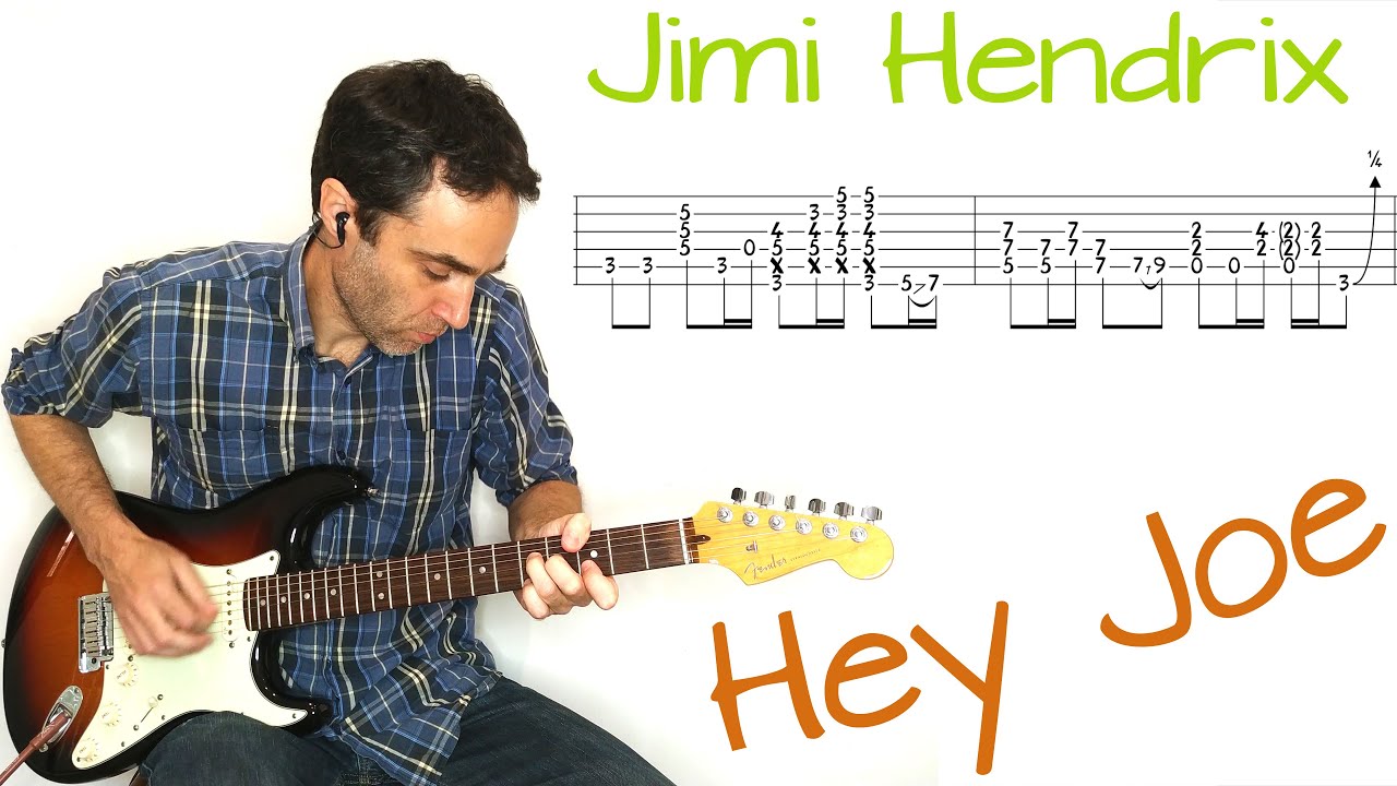 Hey Joe Tab by Jimi Hendrix (Guitar Pro) - Intermediate Solo Guitar