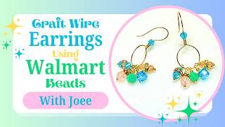 Craft Wire & Crystal Earrings!