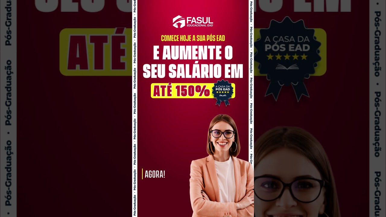 Seja um profissional capacitado e seja mais bem remunerado! venha para Fasul!!!