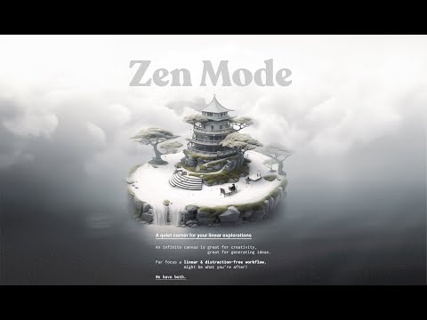 Nette Zen Mode: A quiet corner for your linear explorations