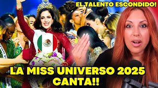 Download Lagu ¡MÉXICO LO HIZO! MISS UNIVERSO 2025… ¡Y ENCIMA CANTA! 🇲🇽🔥| Vocal Coach Analysis MP3