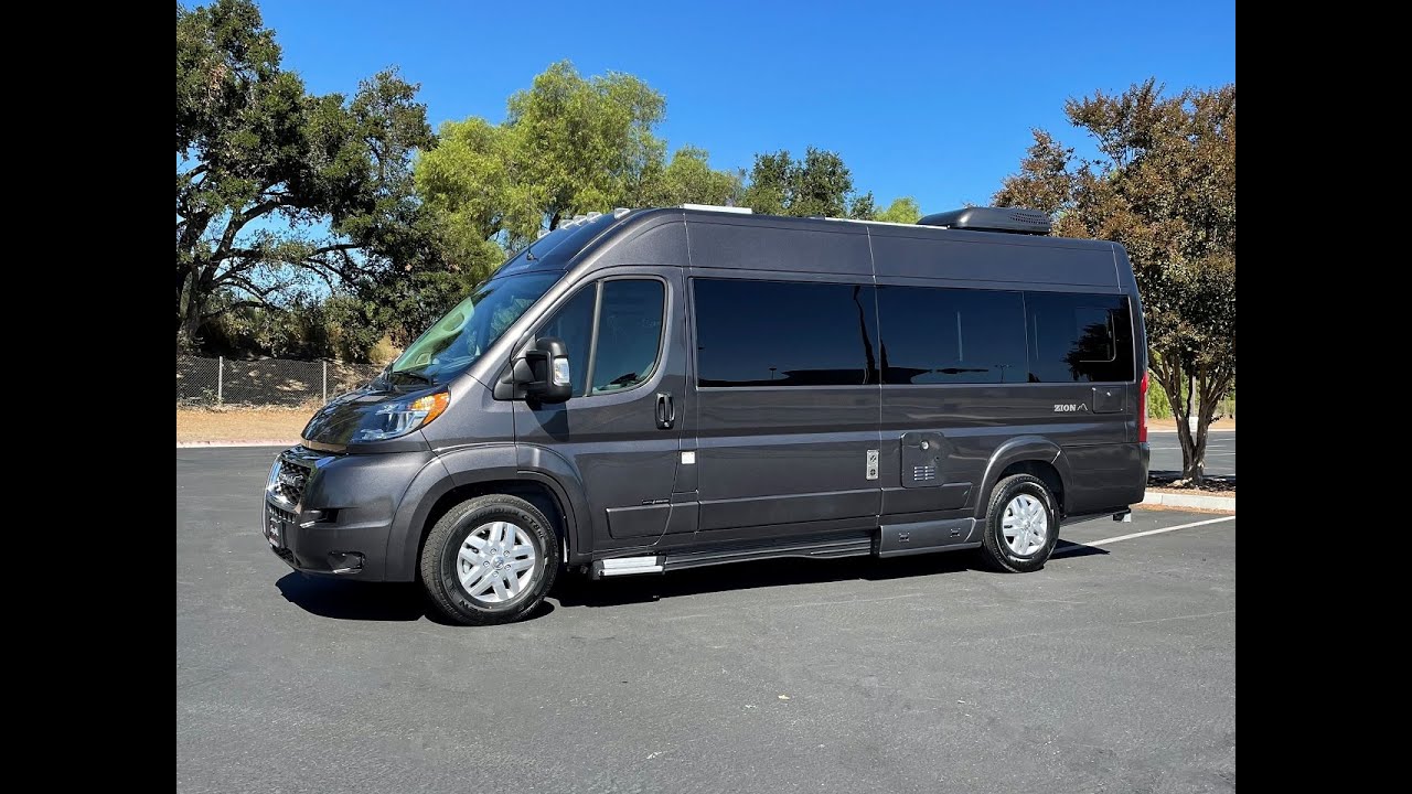 2023 Roadtrek Zion EXT 600 AH Lithium Power System Power Rear Lounge 480p