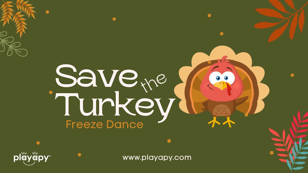 Turkey Freeze Dance, Turkey Brain Break, Movement Activity, Kids  Exercise