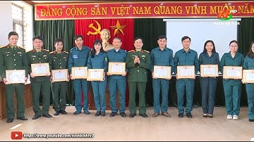 Hội thi cán bộ giảng dạy chính trị trong lực lượng vũ trang huyện Yên Mô năm 2023
