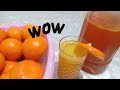 اورنج جوس بنانے کا طریقہ اور سٹور کرنے کا طریقہ How To Make Orange Juice Recipe 