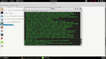 Unable to lock the administration directory (/var/lib/dpkg/) is another process using it?