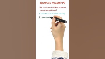 79. How to connect two databases in springboot application? #interviewquestions #javaprogramming