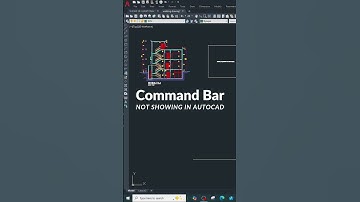 Command Bar Not Showing in AutoCAD  #autocad #design