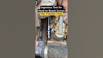 Ingenious Tool for Hard-to-Reach Screws – Hex Flexible Hose Screwdriver Extension #Toolholder