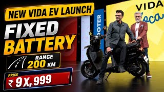 ⚡️Hero Vida 2026 Launch 🚀 Fixed Battery  Scooter | 180KM+ Range? Full Details Inside