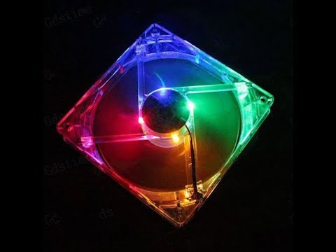 ყველაზე იაფფასიანი LED ქულერი (ფანი), კომპიუტერის ქეისისთვის 120MM / 25MM 2.28 ევროდ