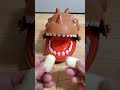 DINOSAUR 🦕 DENTIST EAT WHITE CHOCOLATE #asmr #trending #shorts