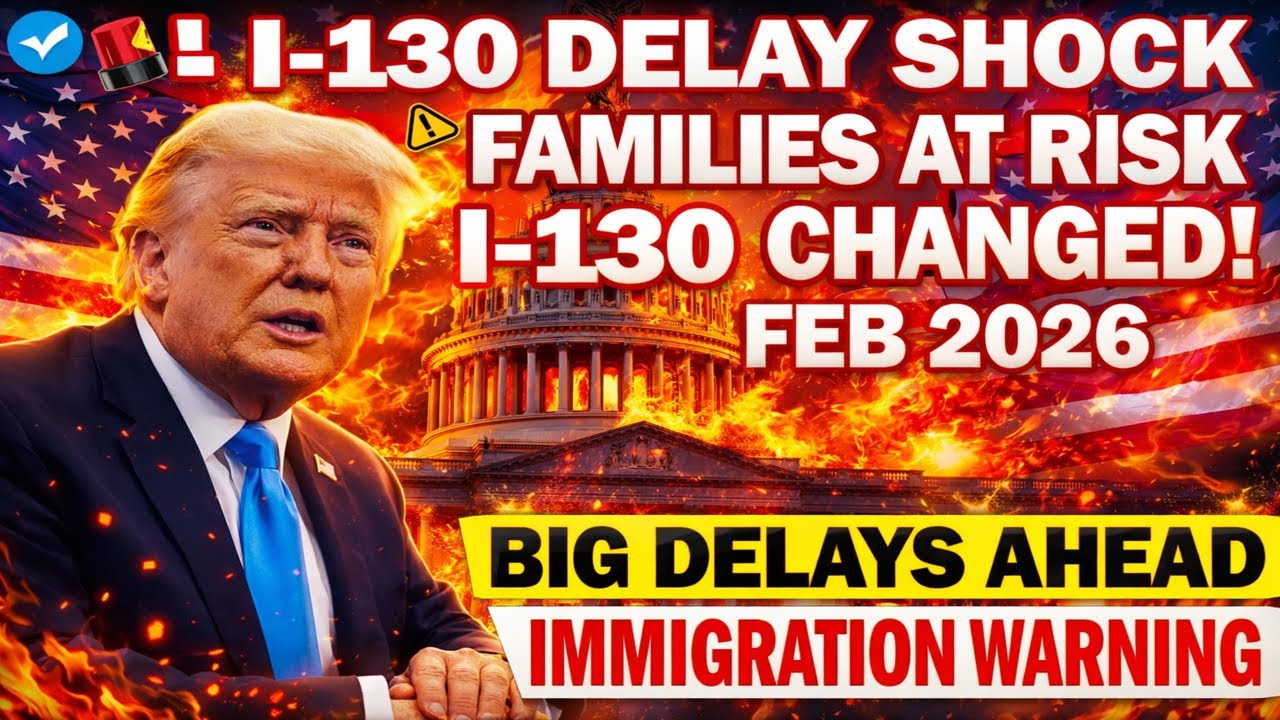 💥 Breaking I-130 Priority Changes from Feb 2026  Families Could Face Delays