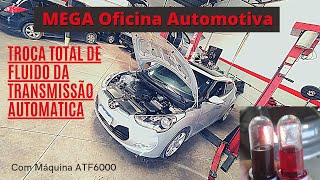 Hyundai Veloster - Procedimento Completo Troca de óleo do Câmbio Automático com Máquina ATF6000